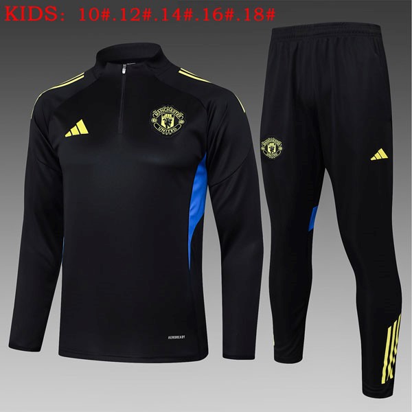 Ninos Sudadera De Training Manchester United 2025/26 Negro 5